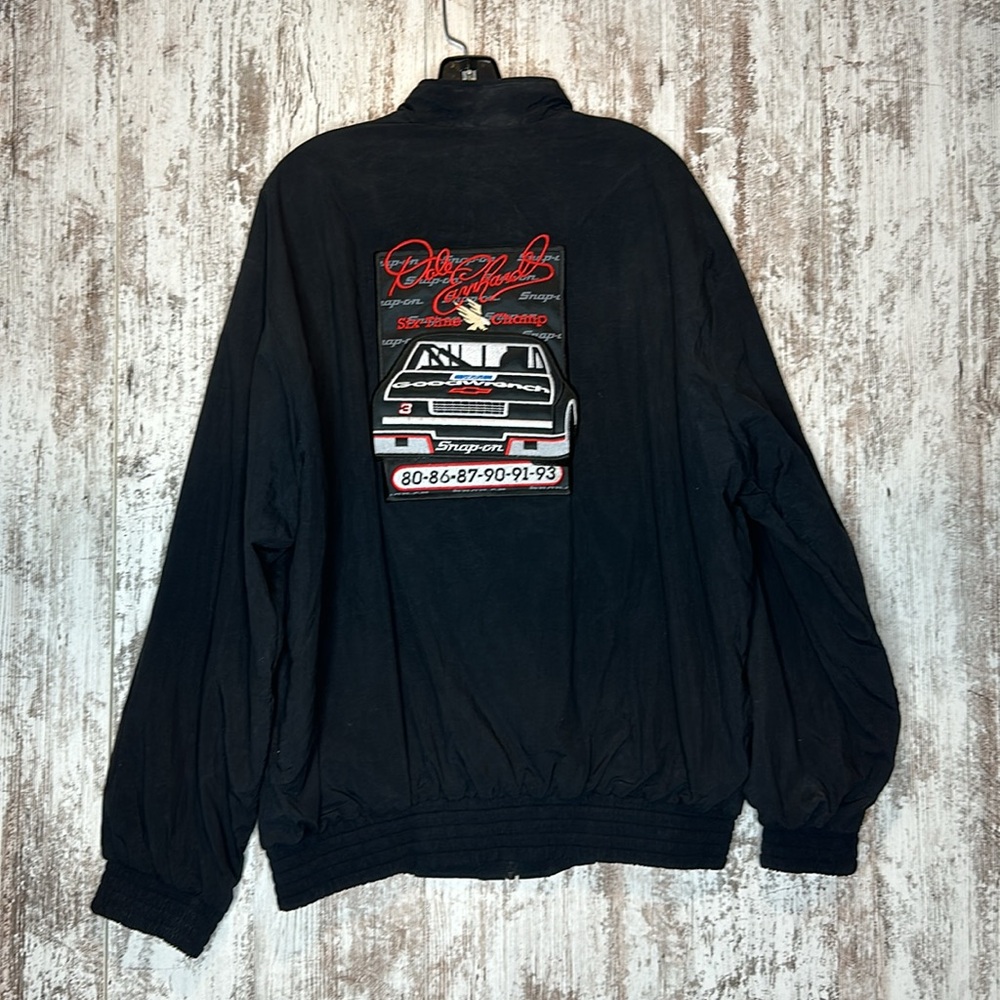 NASCAR Dale Earnhardt 6 Time Champ Snap-on Zip-Up Racing Jacket 1990s XL NWT